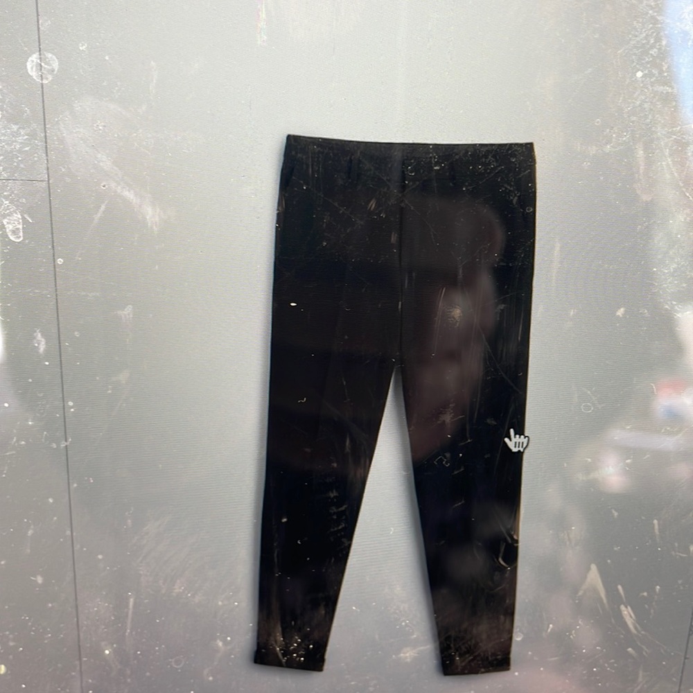 Zara men’s textured and tapered pants in black